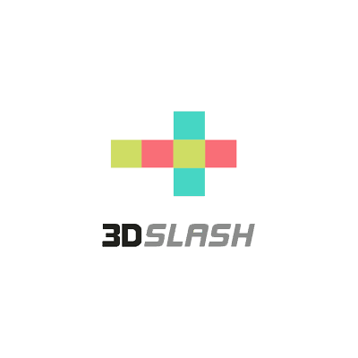 3D Slash color logo