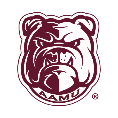 Alabama A&M Bulldogs and Lady Bulldogs color logo