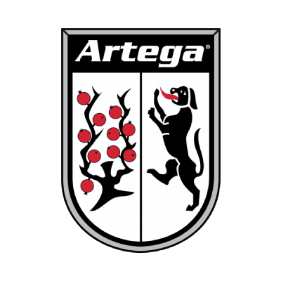 Artega Automobile color logo