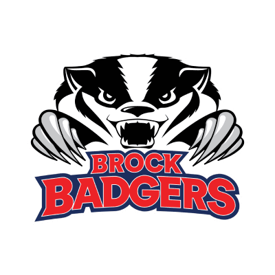 Brock Badgers color logo
