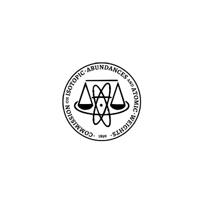 Commission on Isotopic Abundances and Atomic Weights (CIAAW) color logo