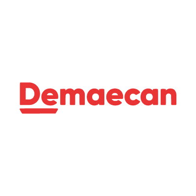 Demae-can color logo