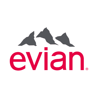 Evian color logo