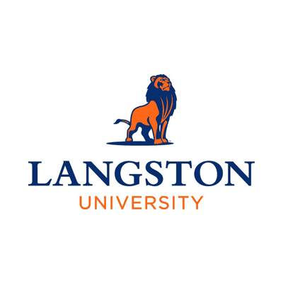 Langston Lions color logo