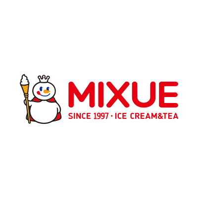 Mixue Ice Cream & Tea color logo