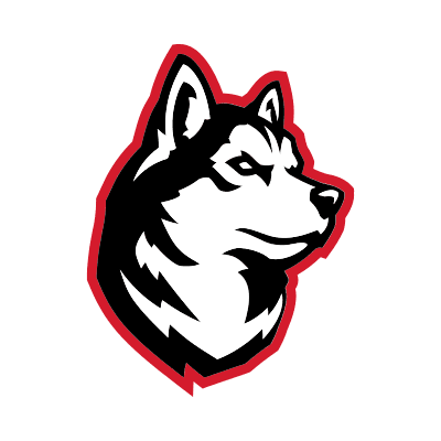 Northeastern Huskies color logo