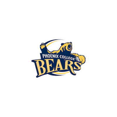 Phoenix College Bears color logo