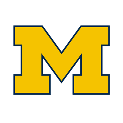Michigan Wolverines color logo