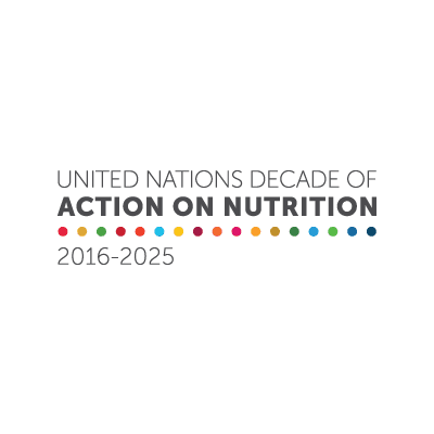 UN Decade of Action on Nutrition color logo
