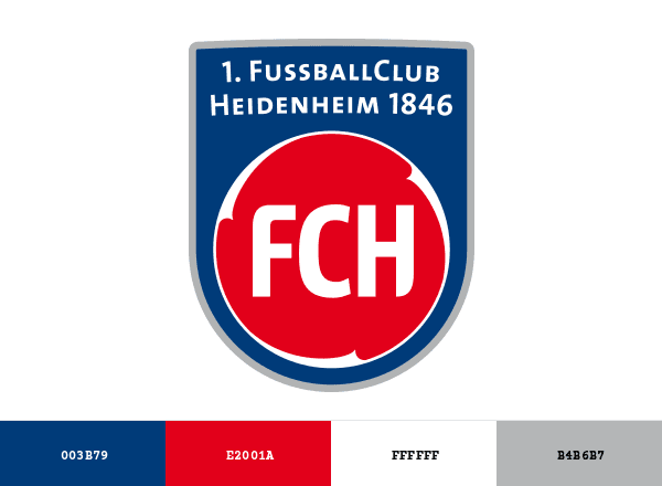1. FC Heidenheim brand color palette
