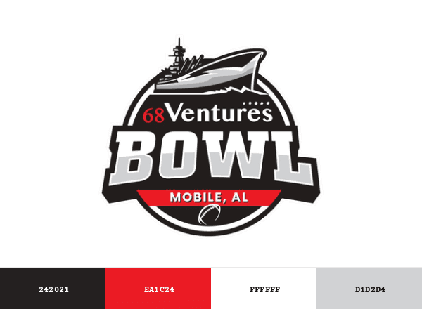 68 Ventures Bowl brand color palette