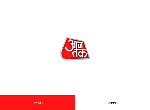 Aajtak brand color palette