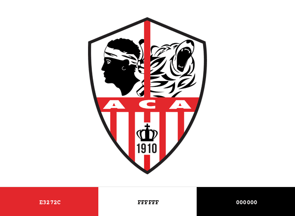 AC Ajaccio brand color palette