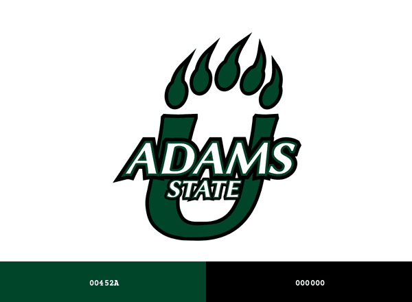 Adams State Grizzlies brand color palette
