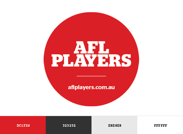 AFL Players brand color palette