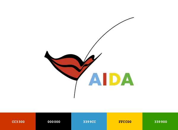 AIDA Cruises brand color palette