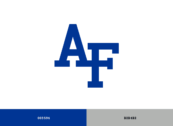 Air Force Falcons brand color palette