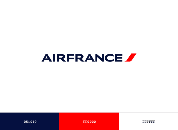 Air France brand color palette