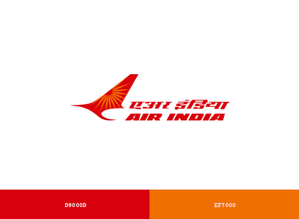 Air India (Old) brand color palette