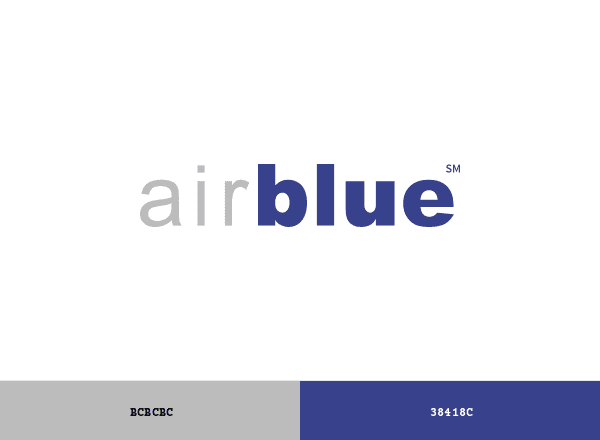 Airblue brand color palette