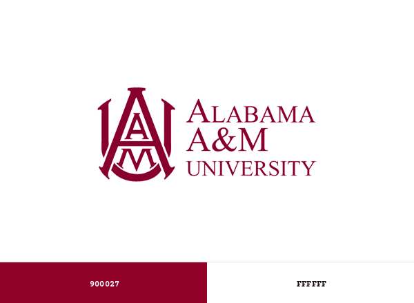 Alabama A&M University brand color palette