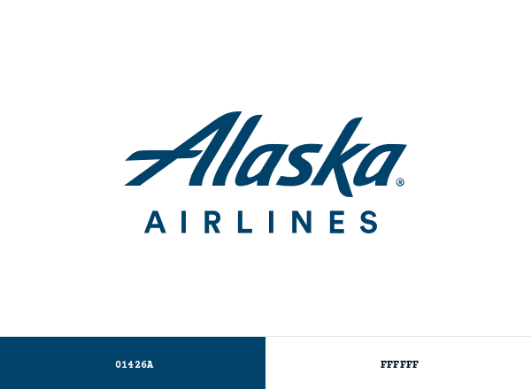 Alaska Airlines brand color palette