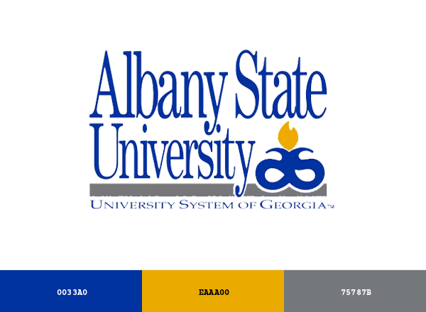 Albany State University brand color palette