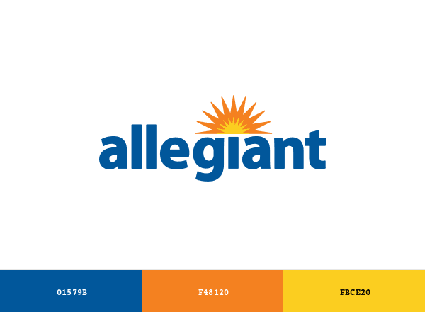 Allegiant Air brand color palette