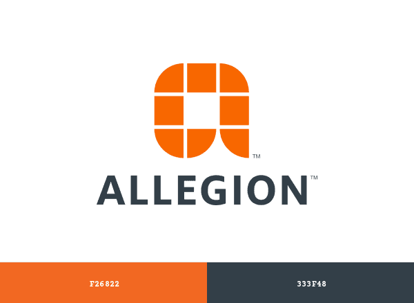 Allegion brand color palette