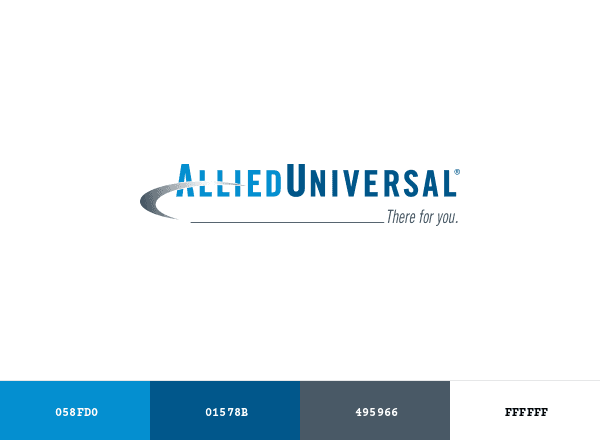 Allied Universal brand color palette