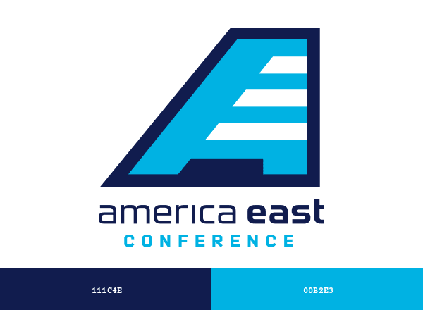 America East Conference brand color palette
