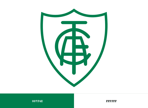 América Mineiro brand color palette