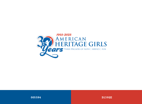 American Heritage Girls brand color palette