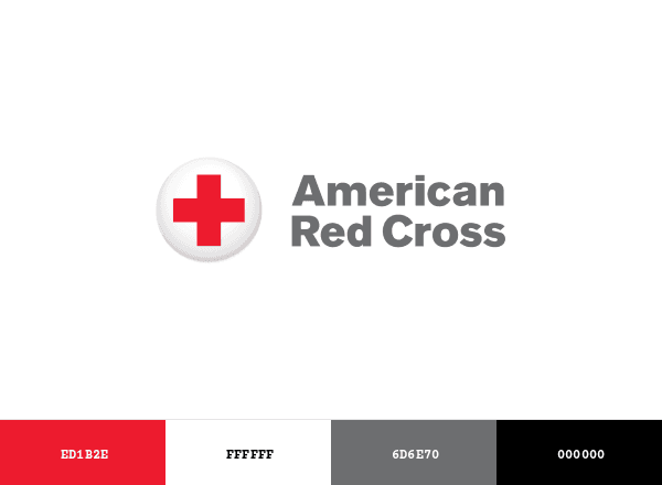 American Red Cross brand color palette