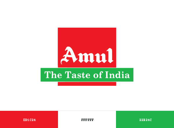 Amul brand color palette