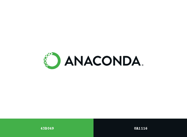 Anaconda brand color palette