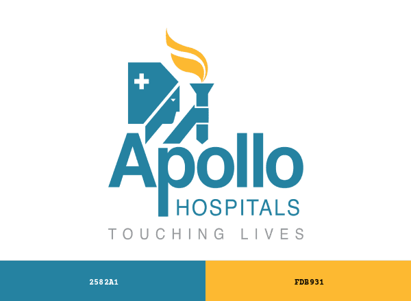 Apollo Hospitals brand color palette