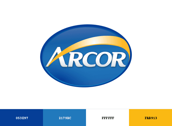 Arcor brand color palette