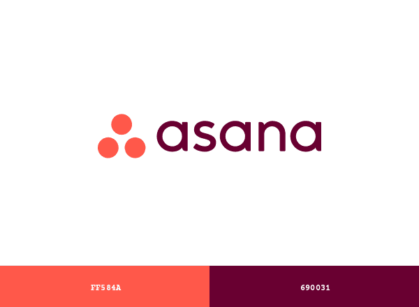 Asana brand color palette