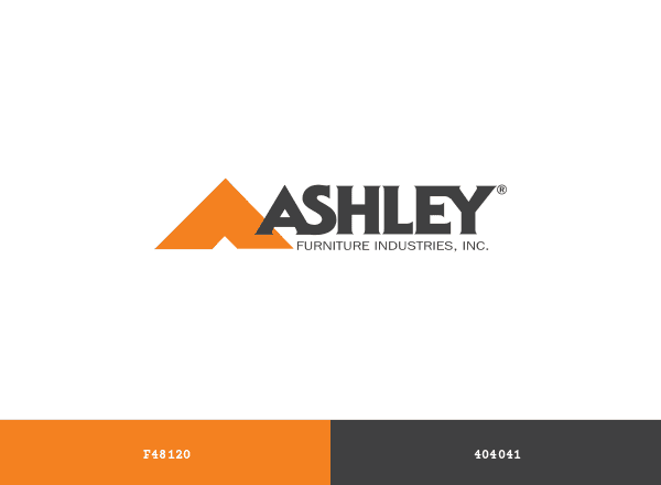 Ashley Furniture brand color palette