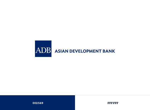 Asian Development Bank (ADB) brand color palette