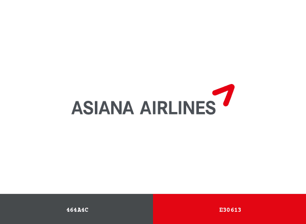 Asiana Airlines brand color palette