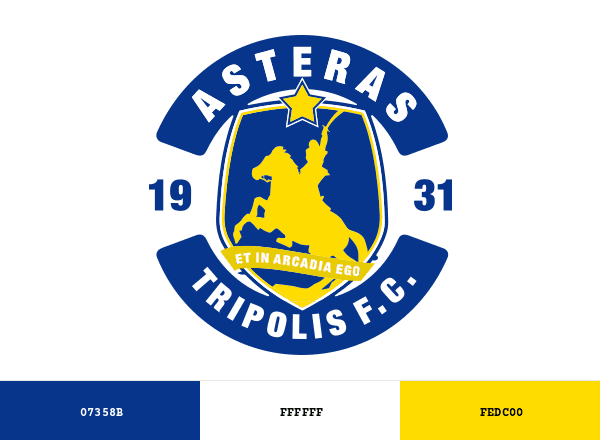 Asteras Tripolis brand color palette
