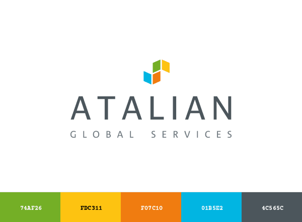 ATALIAN Global Services brand color palette