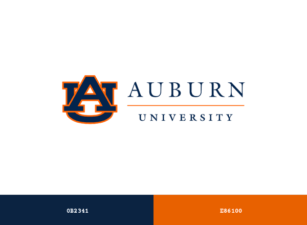 Auburn University brand color palette