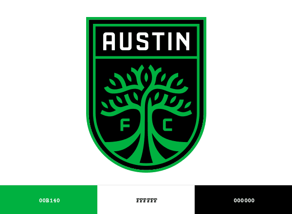 Austin FC brand color palette
