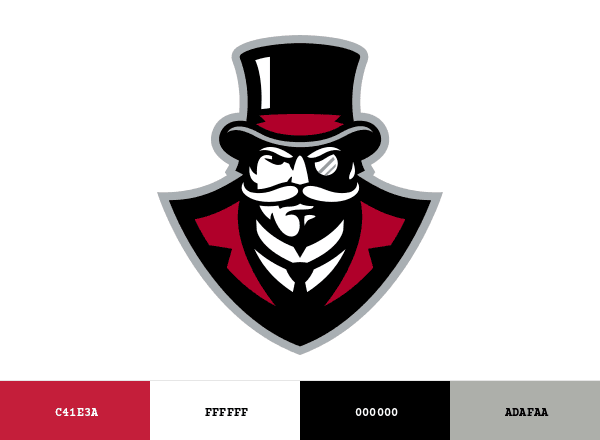 Austin Peay Governors brand color palette