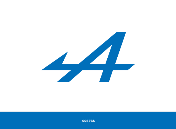 Automobiles Alpine brand color palette