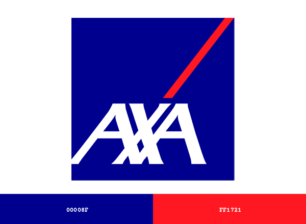 AXA brand color palette