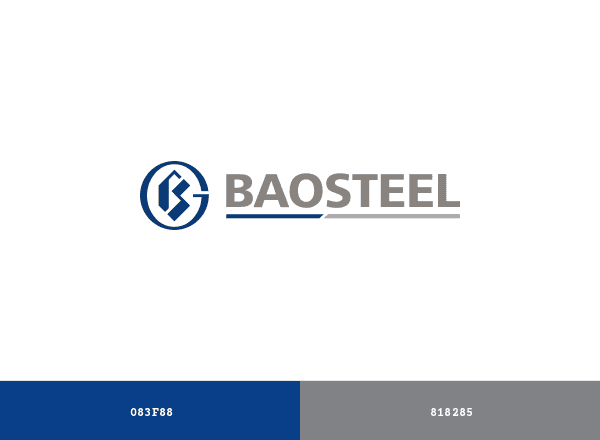 Baosteel brand color palette